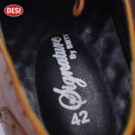 BMTF Signature Premium Brogue Leather Shoes (Light Brown) - Image 2