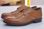 BMTF Signature Tan Premium Brogue Leather Shoes - Image 2